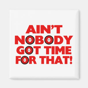Ain't Nobody Got Time For That Funny Magnet