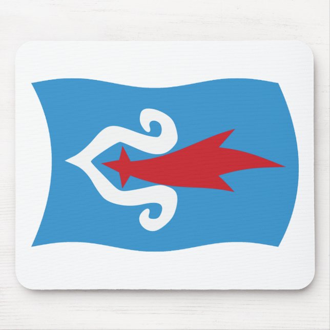 Ainu People Flag Mousepad (Front)