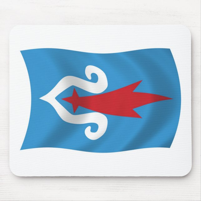 Ainu People Flag Mousepad (Front)