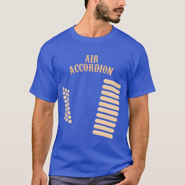 AIR Accordion Musical Instrument Band family T-Shirt (Front)