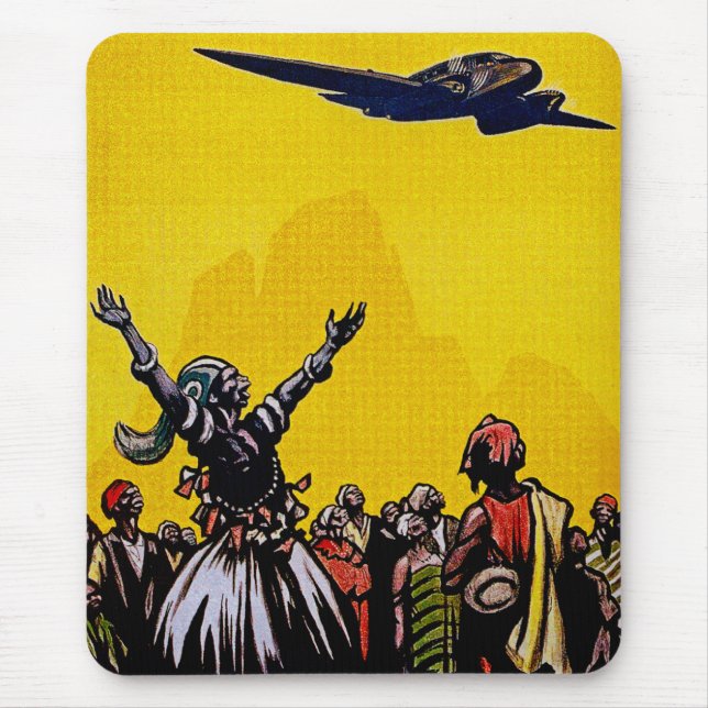 Air Afrique ~ Ligne de Bamako Mouse Pad (Front)