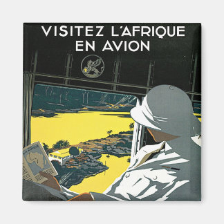 Air Afrique: Visitez L'Afrique en Avion Magnet