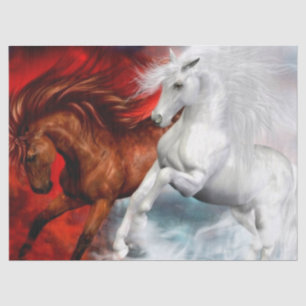 air and fire horses tissue paper