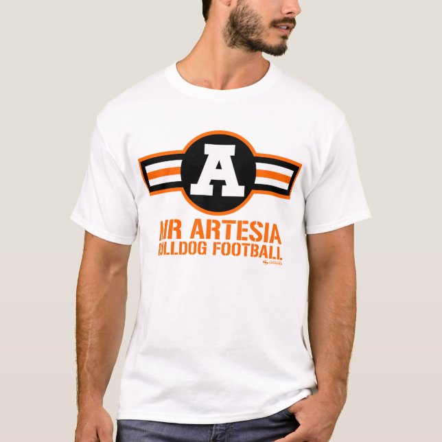 "Air Artesia" Bulldog Football T-Shirt (Front)