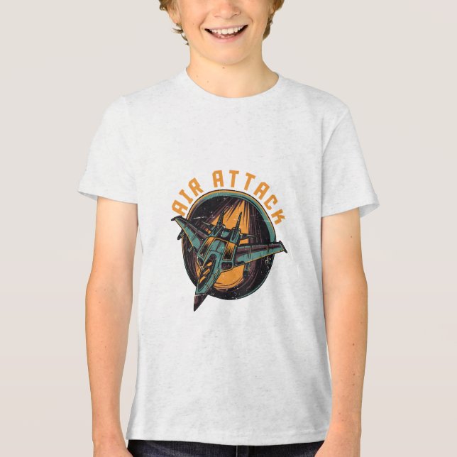AIR ATTACK  Tri-Blend SHIRT (Front)