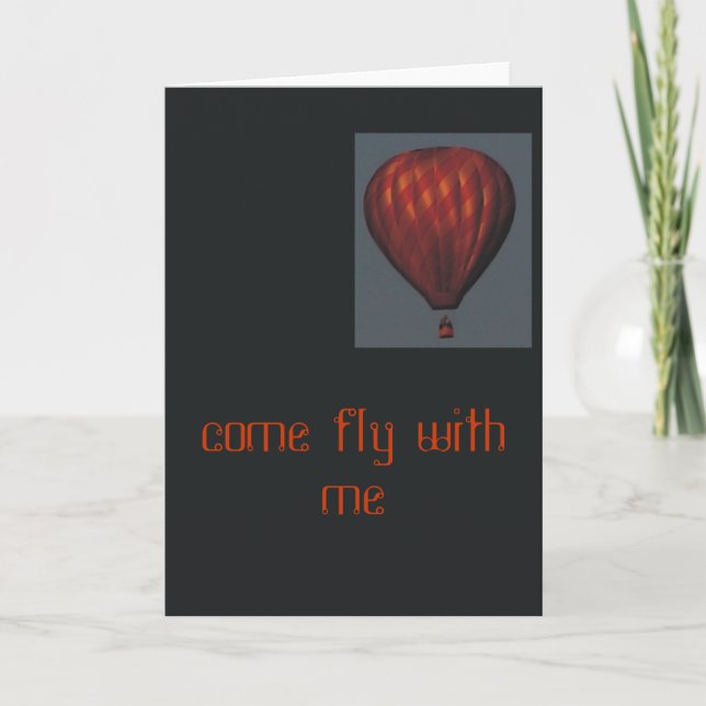 air ballon card (Front)
