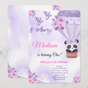 Air Ballon Invitations