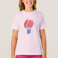 Air Balloon Girls' Jersey V-Neck T-Shirt