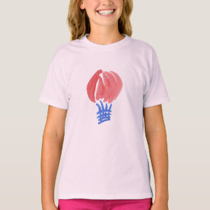 Air Balloon Girls' Jersey V-Neck T-Shirt