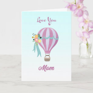 Air Balloon Mother's Day Card