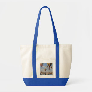 Air Ballooning Over Venice Oil Paint, Tote Bag