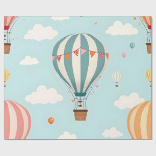 Air Baloon Design Wrapping Paper