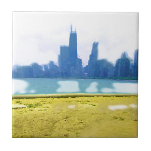Air Brushed Chicago Tile