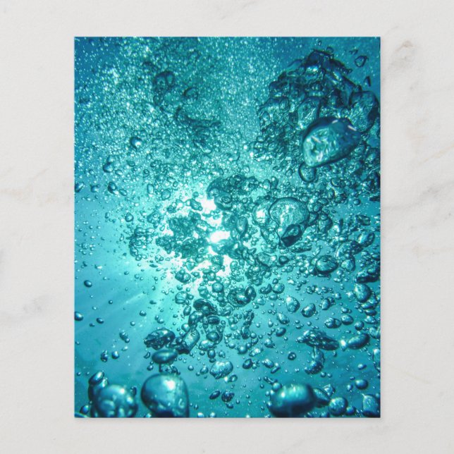 air-bubbles-230014 WATER BUBBLES OCEAN UNDERWATER Flyer (Front)