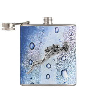 Air Bubbles Hip Flask