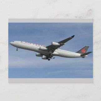 Air Canada A340-300 (C-GDVW) Photo Postcard