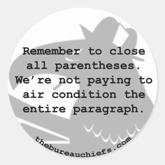 Air Condition Sticker (Front)