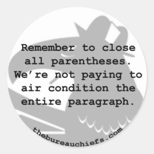 Air Condition Sticker