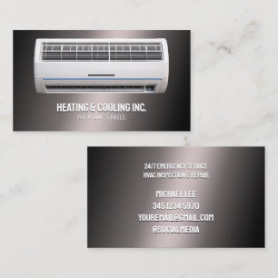 Air Conditioning Bronze Business Card