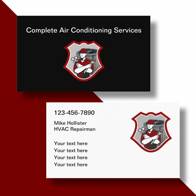 Air Conditioning HVAC Business Card (Creator Uploaded)