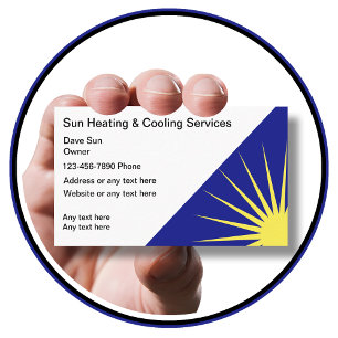 Air Conditioning Repair Business Cards