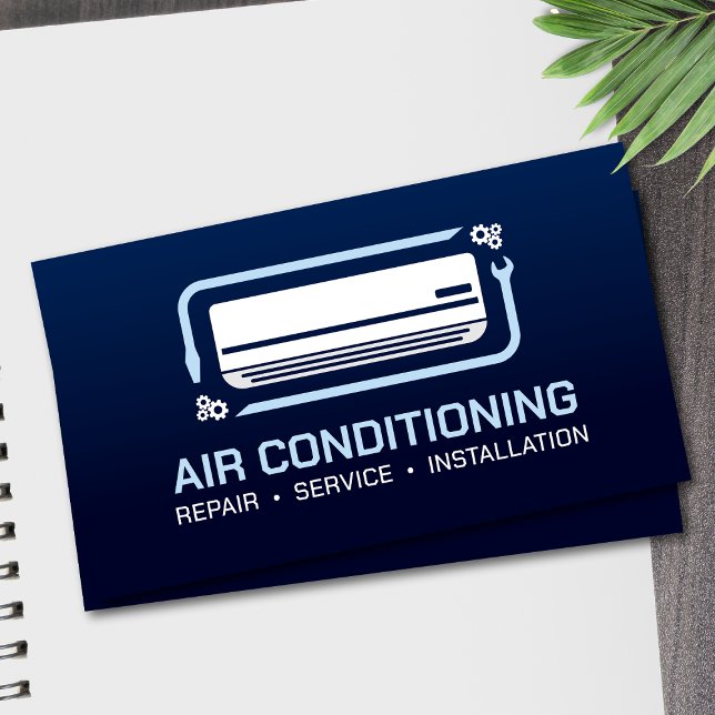 Air Conditioning – Repair • Service • Installation Business Card (Creator Uploaded)