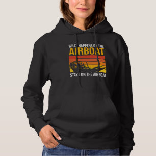 Air cushion boat airboat hoodie