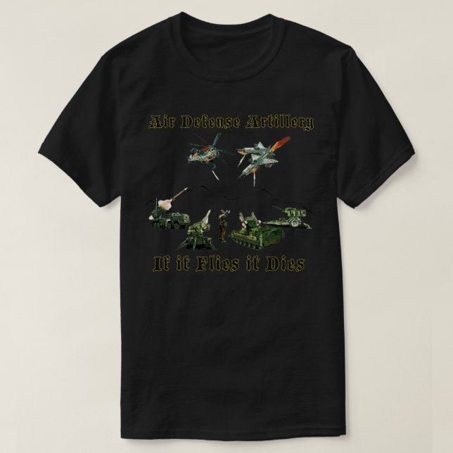 Air Defence Artillery T-Shirt (Design Front)