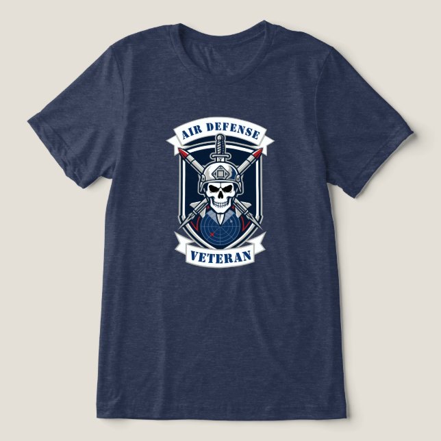Air Defence Veteran Tri-Blend Shirt (Design Front)