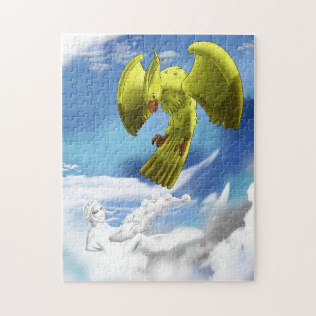 Air Element and Bird Jigsaw Puzzle (Vertical)