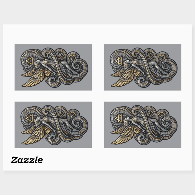 Air Element Rectangular Sticker (Sheet)