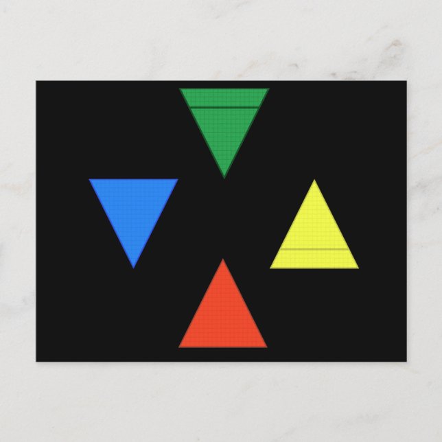 Air Fire Water Earth Postcard (Front)