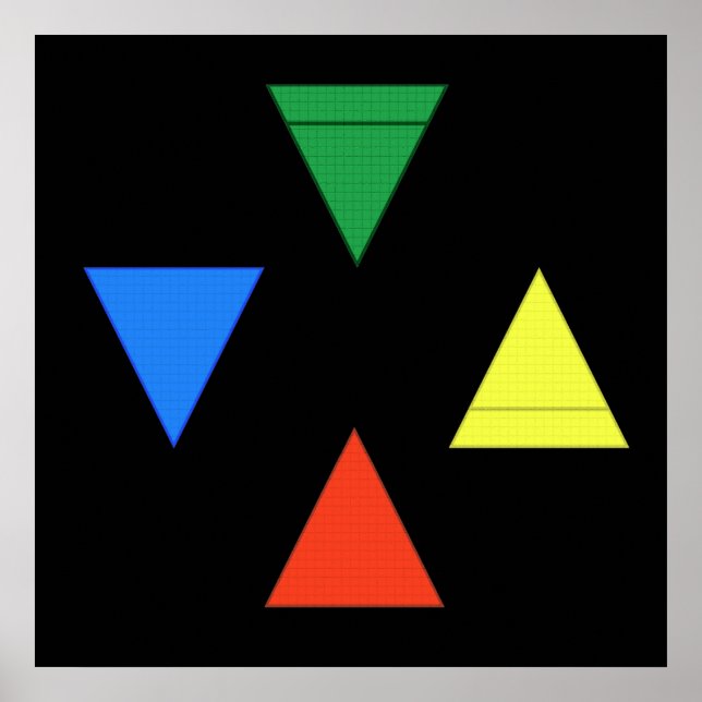 Air Fire Water Earth Poster (Front)