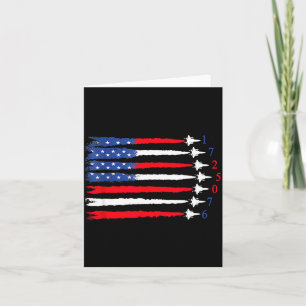 Air Force American Flag 4th Of July 2026 Funny Gif Card
