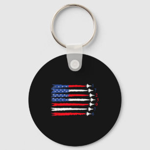 Air Force American Flag 4th Of July 2026 Funny Gif Key Ring