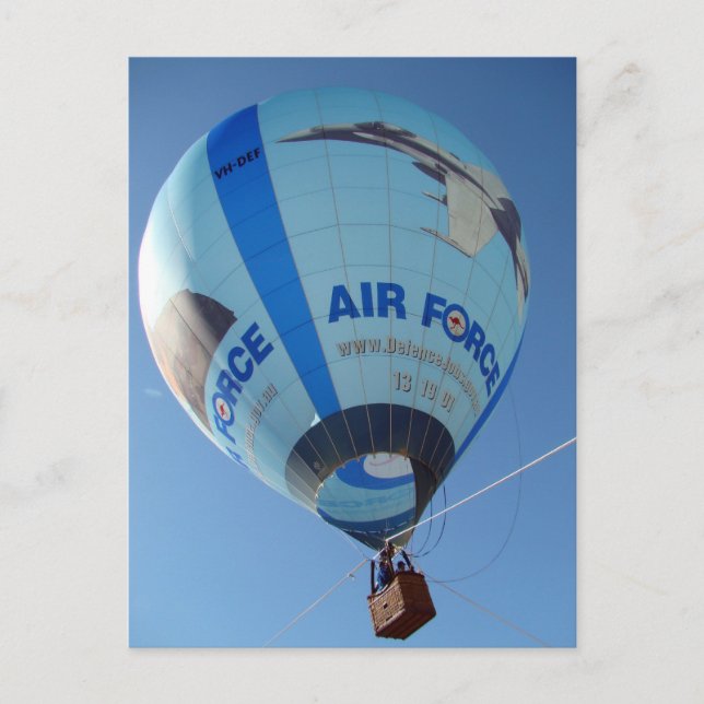 Air Force Balloon Postcard (Front)
