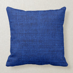 Air Force blue burlap linen background #2 Cushion