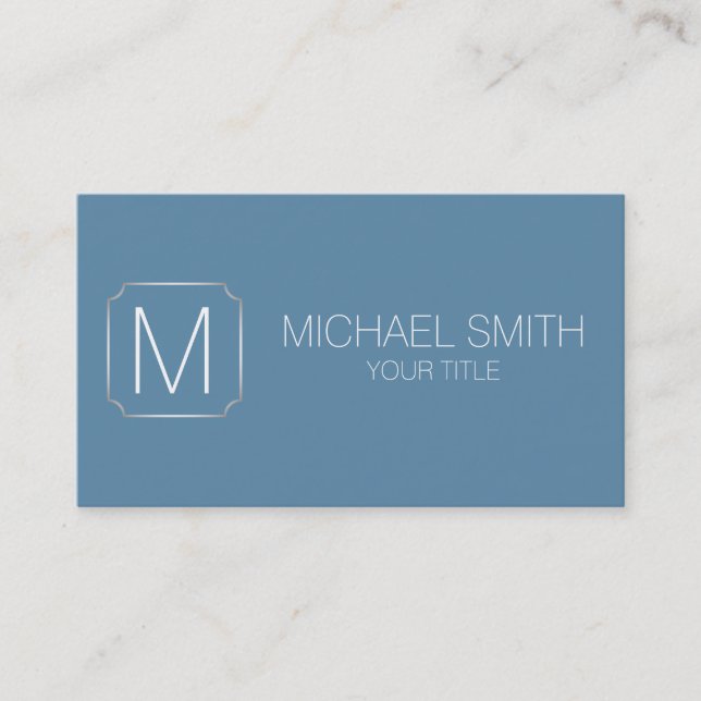 Air Force blue colour background #2 Business Card (Front)