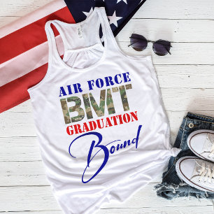 Air Force BMT Graduation Bound Military Flowy Singlet