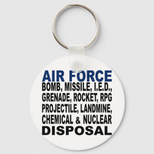 Air Force Bomb etc. Disposal Key Ring