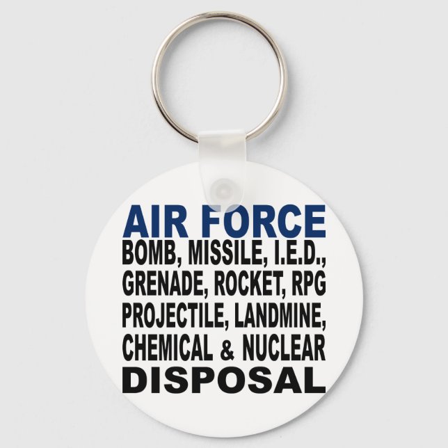 Air Force Bomb etc. Disposal Key Ring (Front)