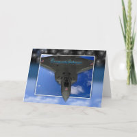 Air Force Commissioning Congratulations Card