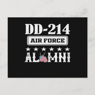 Air Force DD-214 Alumni Invitation Postcard