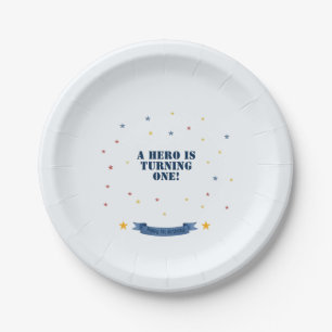 Air Force First Birthday Party Plates Hero