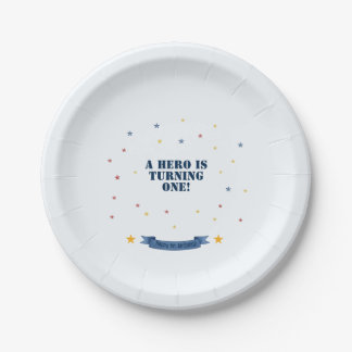 Air Force First Birthday Party Plates Hero