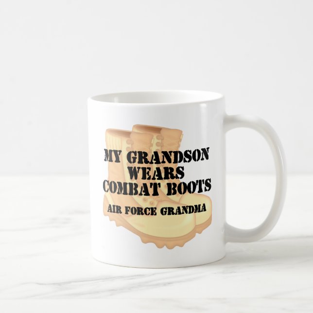 Air Force Grandma Grandson DCB Coffee Mug (Right)