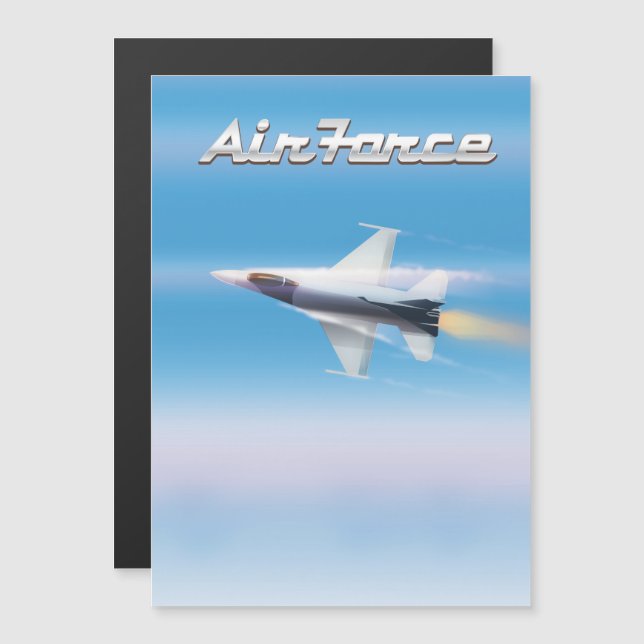 Air Force Jet Poster (Front/Back)