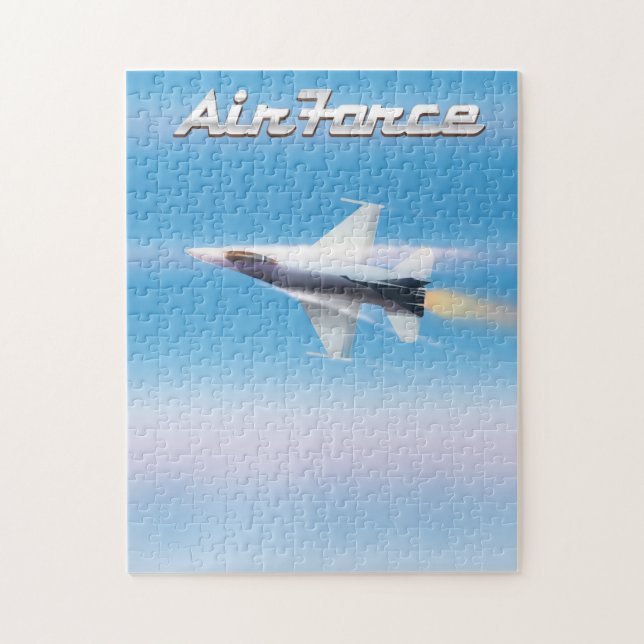 Air Force Jet Poster Jigsaw Puzzle (Vertical)