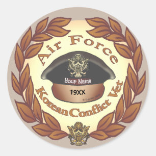 Air Force Korean Conflict Vet Sticker