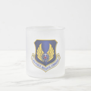 Air Force Materiel Command Customised Frosted Glass Coffee Mug